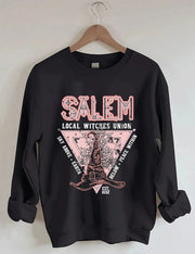 Women's Plus Size Salem Local Witches Union Sweatshirt