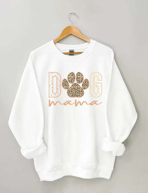 Women's Plus Size Dog Mama Sweatshirt