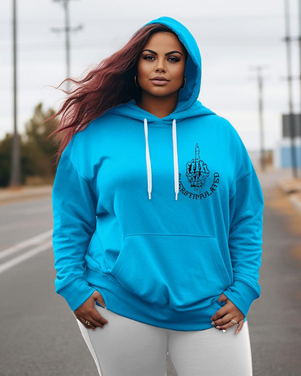 Women's Plus Don't Talk to Me When I'm Overstimulated Hoodie