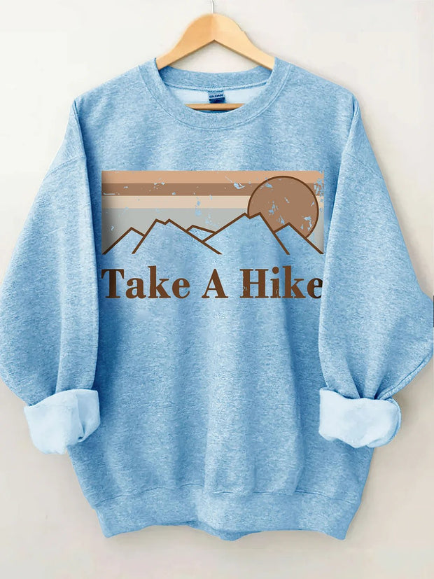 Women's Plus Size Take A Hike Sweatshirt