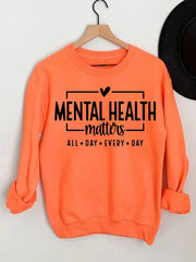 Women's Plus Size Mental Health Matters Sweatshirt