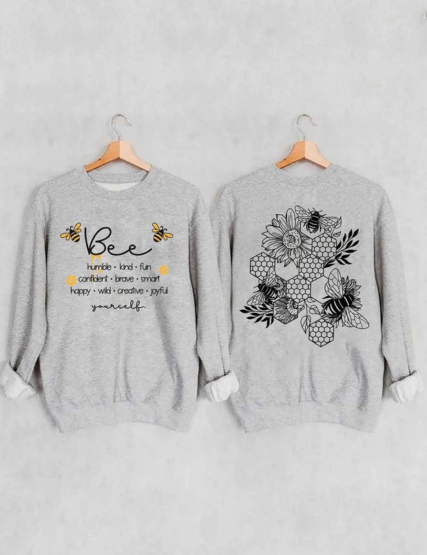 Women's Plus Size Bumble Bee Sweatshirt
