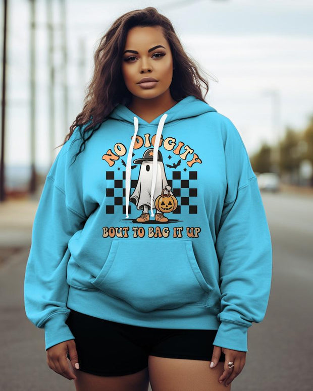 Women's Plus No Diggity Bout To Bag It Up Hoodie