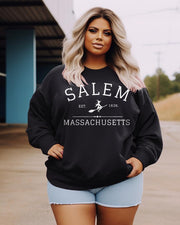 Women's Plus Size Casual Salem Massachusetts Sweatshirt