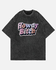 Plus Size Vintage Howdy B Graphic T-Shirt