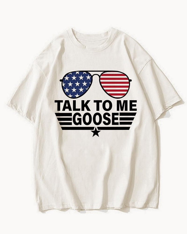 Plus Size Talk To Me Goose T-Shirt