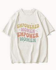 Plus Size Vintage Empowering T-Shirt